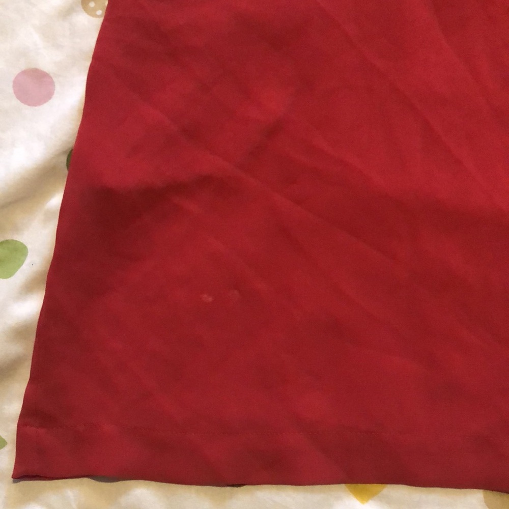Vtg Y2K Victoria's Secret Red Chiffon Kimono Short Robe - Picture 3 of 8